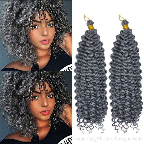 wholesale 14inch water wave crochet synthetic hair passion twist water wave crochet braiding hair extension